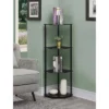 46.5" Designs2Go Classic Glass 4 Tier Corner Shelf - Breighton Home -Urban Nest Store GUEST f6b8f86c 8b70 4fef 8c6a 8df6bec5e96d