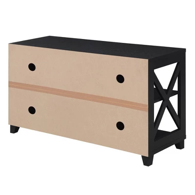 Oxford Deluxe 2 Drawers TV Stand For TVs Up To 52" - Breighton Home 7 Oxford Deluxe 2 Drawers TV Stand For TVs Up To 52" - Breighton Home - Image 5