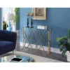 Neptune Console Table Glass Top/Gold - Breighton Home